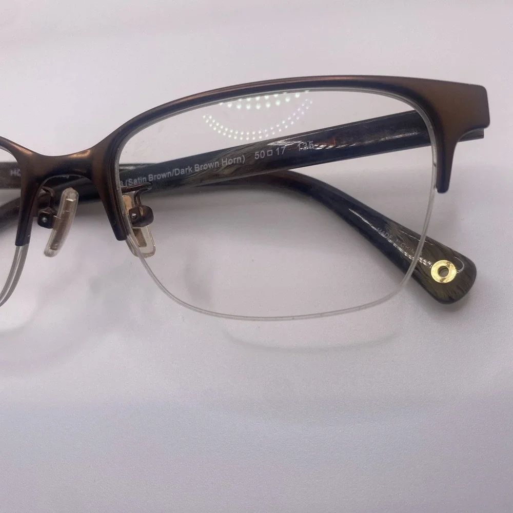Coach Eyeglasses FRAMES ONLY RC 5047 Evie 50-17-135 Brown 424